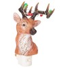 Holiday Deer With Blinking Light Antlers 8.75 Inch Acrylic Plug-in