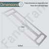 Timber Frame Tenon Gauge Tool 【1.5" and 2" slots w/handle】,Made