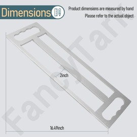 Timber Frame Tenon Gauge Tool 【1.5" and 2" slots w/handle】,Made out of sturdy aluminum - Framing Tools for Carpenters, Suitable for beginner wood framers, Woodworking Measuring Tools