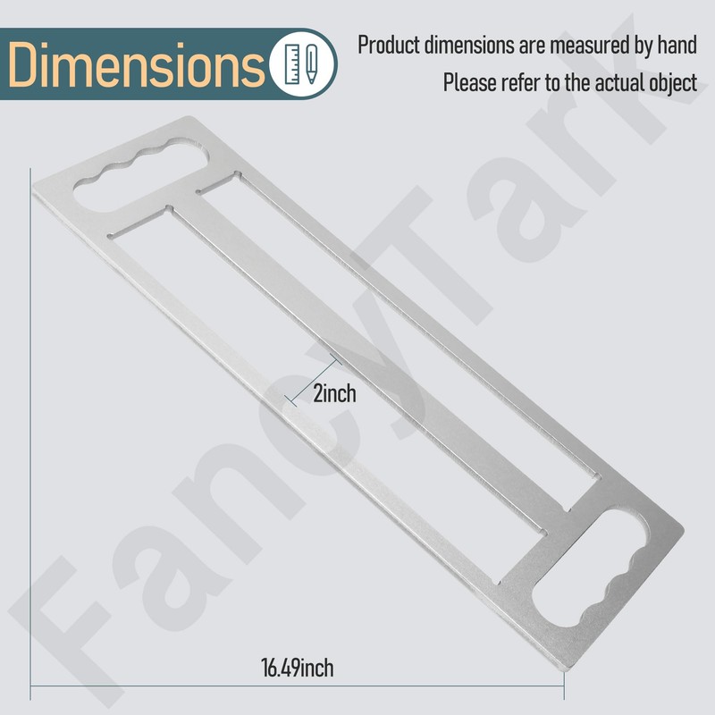 Timber Frame Tenon Gauge Tool 【1.5" and 2" slots w/handle】,Made