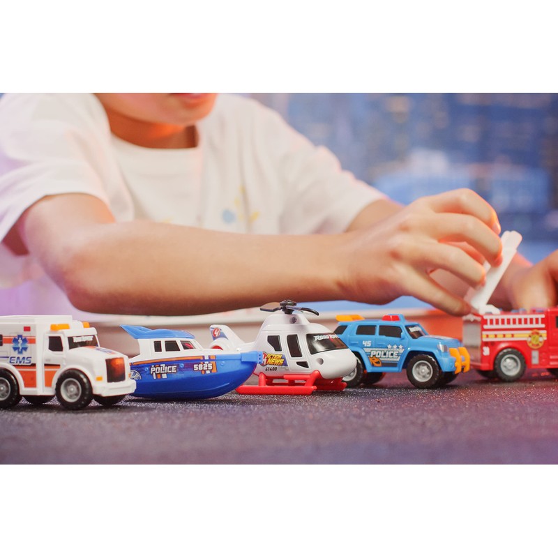 Nikko 20383 Mini Vehicles Rescue and Safety Set