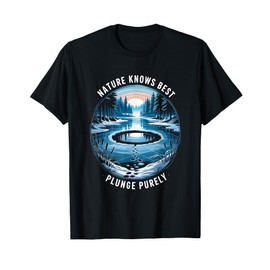 Cold Plunge Ice Water Therapy Lake Swimmers Wild T-Shirt