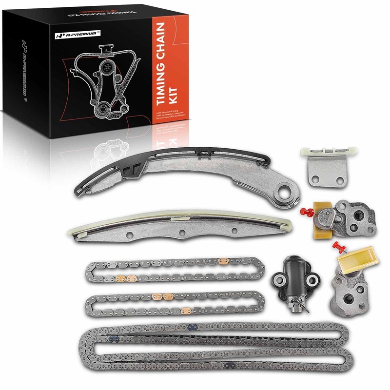 A-Premium Kit de 9 Cadenas de Distribución c/Tensor y Guía