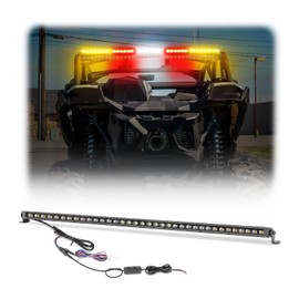 OFFROADTOWN 37 Inch Slim LED Chase Bar Rear LED Strobe Light Bar with Turn Signal Reverse Brake Light Strobe Bar LED Chase Bar for Can-am Maverick X3, Polaris RZR XP PRO/900/1000, UTV Side by Sides