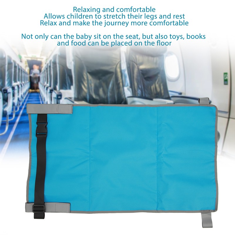 Toddler Airplane Seat Extender Foldable Portable Kids Airplane Bed for