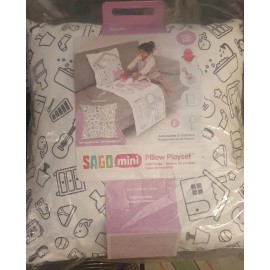 Sago Mini 2-in-1 Fold Up Pillow Playset - Doll House with Accessories