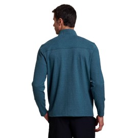 Avalanche Men's 1/4 Zip Sweatshirt, Lightweight Partial Zip Mock Neck Long Sleeve Top Soft Mini Corduroy Pullover for Hiking