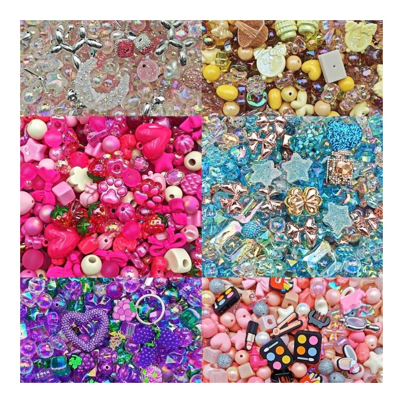 Acrylic Beads Mix(16mm)-Beading making-Bead Assortmens-DIY:_Snowflake_150ml