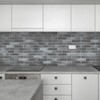 TORURAL 100 Whitewash Grey Faux Brick Wall Tiles, 3D Thin