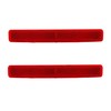 MKAREPART Rear Bumper Reflector Lamp Right and Left Side, Red