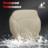 Vigoraze Driver Bottom Leather Replacement Seat Cover Tan Compatible with