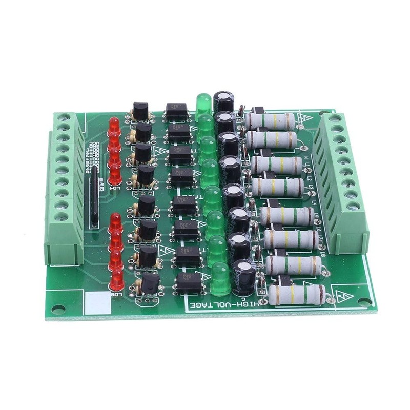 AC 110V 220V 8 Channel Optocoupler Insulation Module, NPN Low