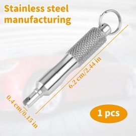 Notoke 17 PCS Tire Valve Core Tool Set, 16 PCS Tyre Tire Valve Cores with Valve Core Removal Tool, Stainless Steel Valve Core Remover Tire Valve Stem Puller for Cars Trucks Motorcycles and Bicycles