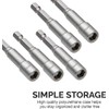 Fixinus 10 Pieces Magnetic Socket Set 7 x 65 mm,