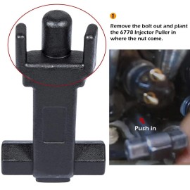 Unbrand Injector Puller Replaces 6778/ Kent Moore J-44639 for GM Duramax 6.6L 2001-2004
