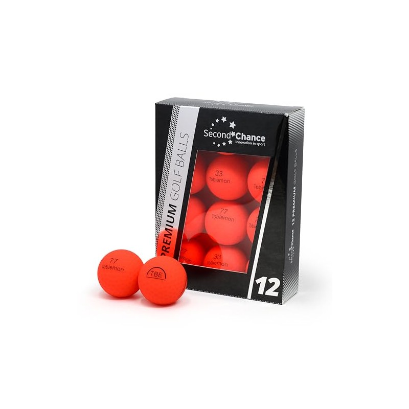 Second Chance Recycled Lake Golf Balls, 12 Pack, Mixed Golf