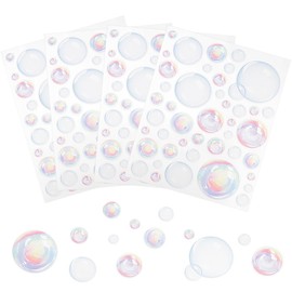 ZJIVQO Bubble Wall Decal Stickers DIY Bubbles Wall Decal Bath Panel Stickers Under The Sea Birthday Party Decor Colour Bubble Ocean Background Water Soap for Bath Decor