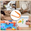 Pottery Clay Wire Cutter 5.12 x 3.74 Inch Plastic Clay