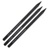 Professional Woodless Charcoal Pencil Set, 3pcs Pure Carbon Sketch Pencil