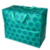 Blue On Turquoise Spotlight Jumbo Storage Bag