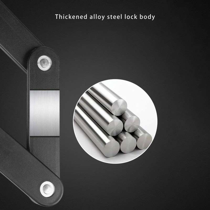 gohantee Folding Bike Lock Combination Password Bike Chain Lock Bicycle