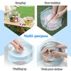 BOROLA 12L Collapsible Water Bucket Multi-Purpose Portable Folding Laundry Tub
