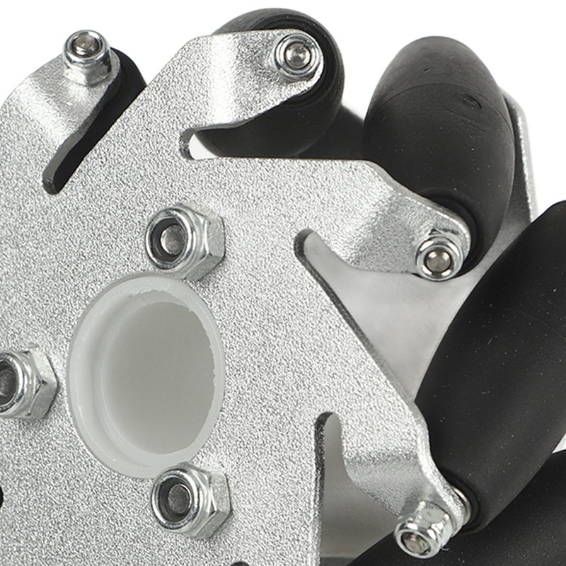 4Pcs 60mm Omnidirectional Wheel Aluminum Alloy Omni Directional Wheel Set