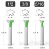 MEIGGTOOL 3PCS Keyhole Router Bit Set 1/4 Inch Shank -5/16,