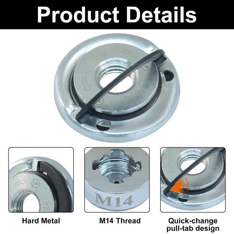 LifCratms XLOCK Adapter to M14 Thread Adapter Kit with Grinder
