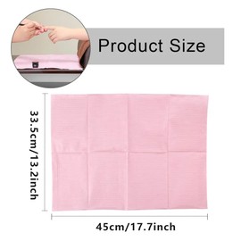 AIMALL 125 PCS Disposable Embroidery Tattoo Cleaning Pad, Waterproof Dental Tablecloth, PE Composite Film, 13.2 x 17.7 Inches