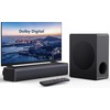 GEOYEAO Dolby Digital Sound Bar with Wired Subwoofer