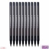 CLARO Scholar Ballpoint Pens, BLACK, Medium Point (1.0mm), Pack of