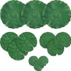WILLBOND 12 Pieces 4 Kinds Artificial Lotus Leaves Floating Foam