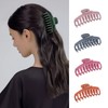 NEW LIVE 12 Pack Hair Claw Clips Large 4.3 Inch