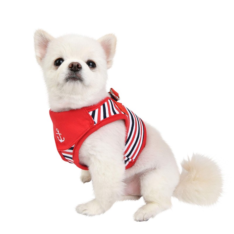 Puppia Seaman Harness B - RED - XL