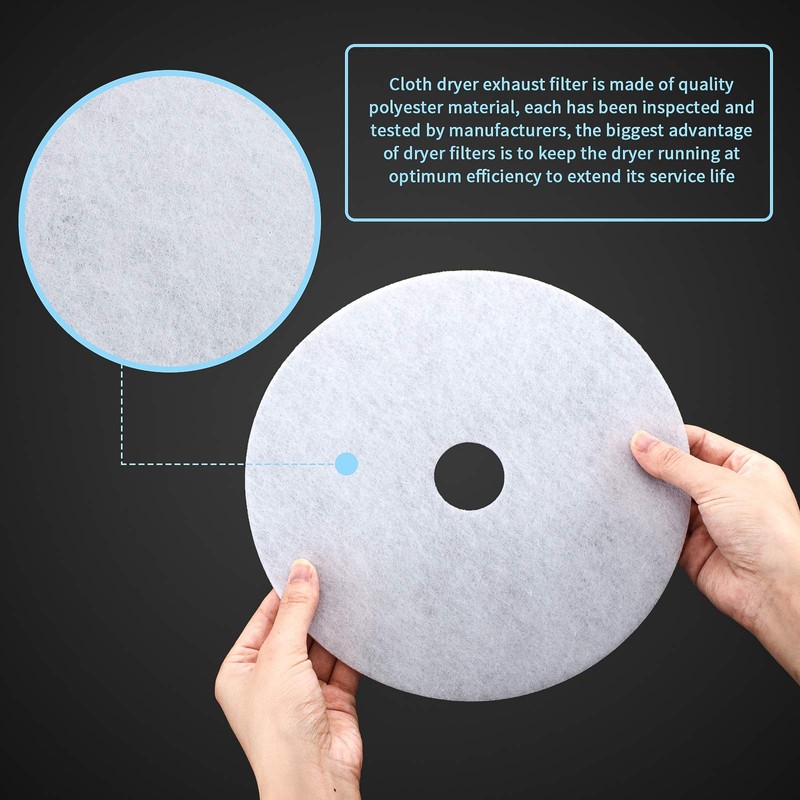 20PCS Universal Cloth Dryer Exhaust,Dryer Lint Filter Replacement Compatible Filter