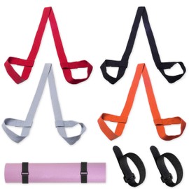 6 Pcs Yoga Mat Strap, Adjustable Yoga Mat Shoulder Straps, Yoga Mat Carrying Strap Yoga Strap Yoga Mat Cover Mat Holder Sling Straps for Yoga Pilates Exercise