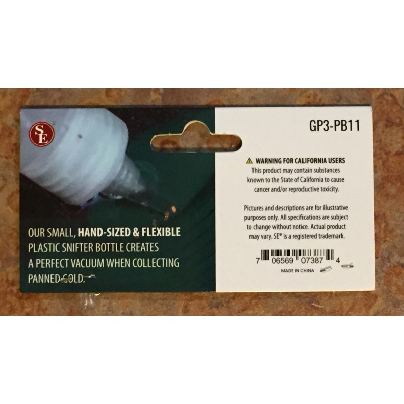 4 OZ Gold Panning Sniffer/Snuffe