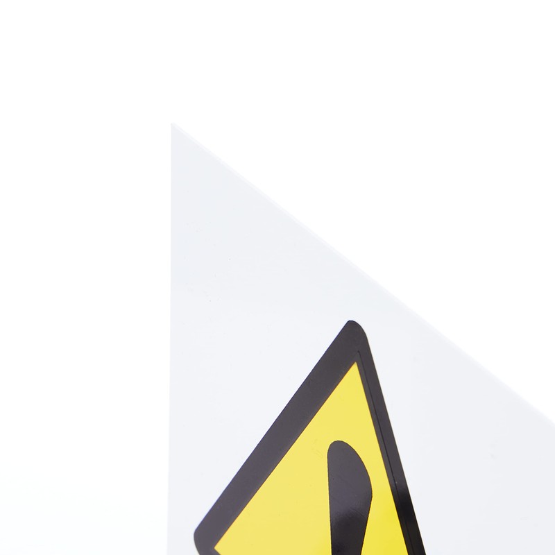 Caledonia Signs 11714G Warning Anti Climb Paint Sign, Rigid Plastic,
