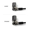 QWORK® Laptop Lock with T-Bar Locking Mechanism 4 Digit Password