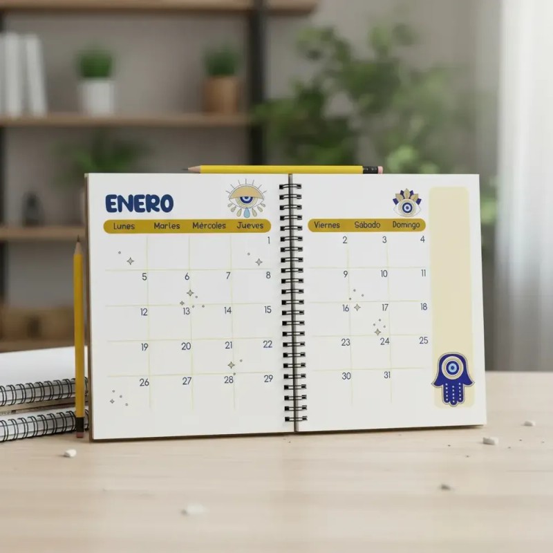 Agenda Semanal Mod. Ojo Turco (medio Oficio)
