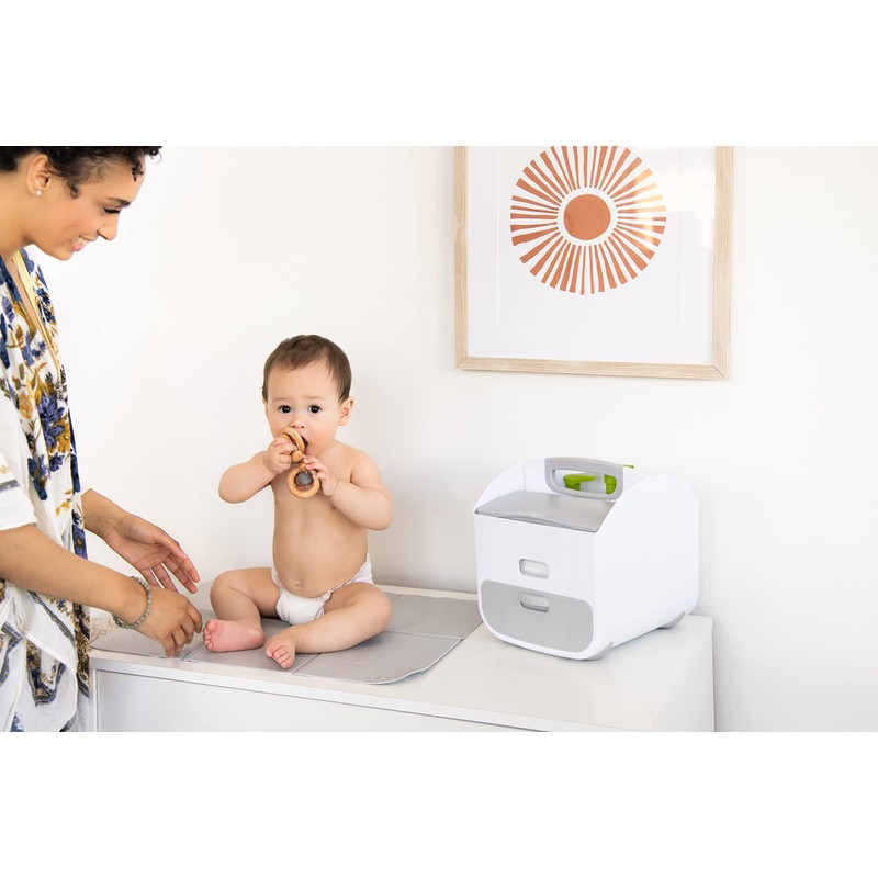 Ubbi Portable Diaper Changing Station Diaper Storage Caddy Organizer with