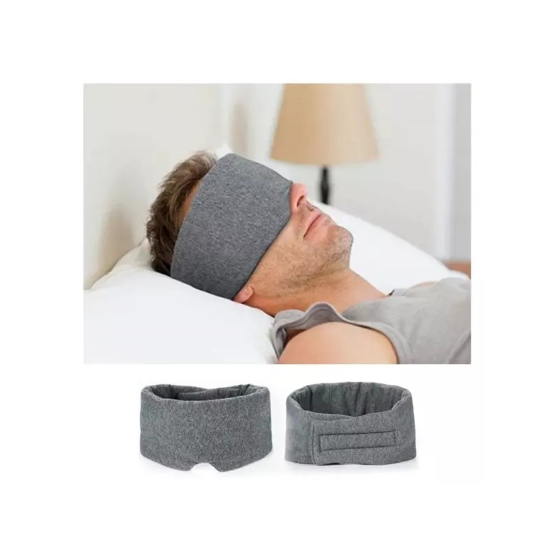 코편한 수면안대 눈가리개 수면용안대 숙면 와이드 찍찍이 [블랙 그레이] Comfortable