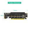 Dual NVMe PCIe Adapter, PCIe 4.0 X16 to Dual NVMe