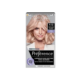 L'Oreal Paris Preference Hair Dye, Long Lasting, Luminous Permanent Hair Colour, 9.12 Siberia
