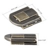 sourcing map Toggle Catch Lock, 25mm Retro Decorative Bronze Hasp