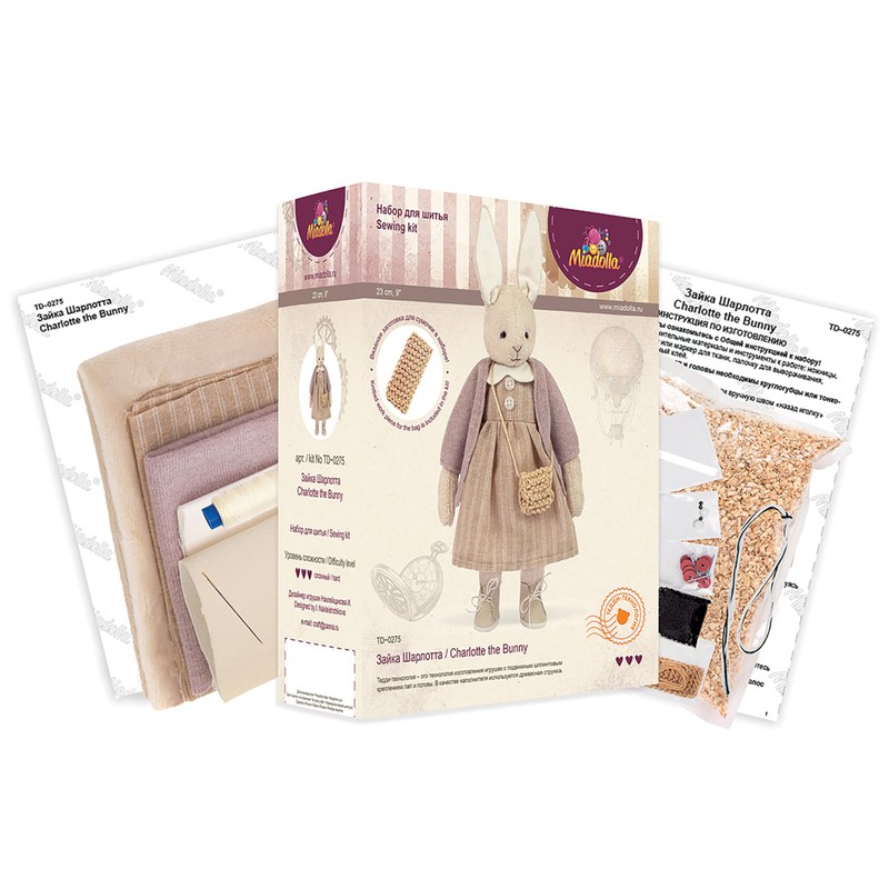 Miadolla - Sewing Kit - TD-0275 - Charlotte the Bunny