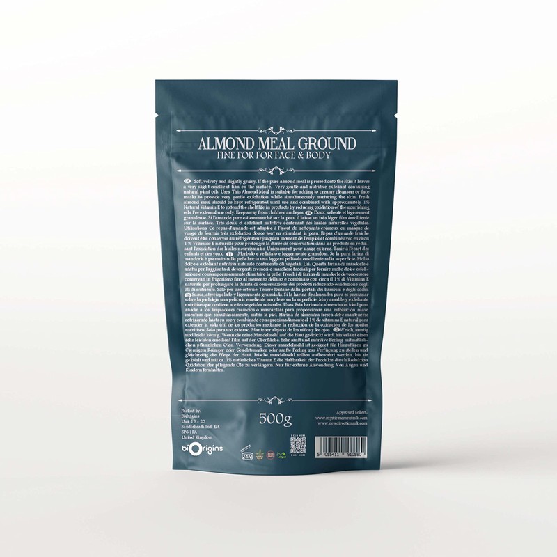 Almond Meal Ground (Fine for Face & Body) Exfoliant 500g