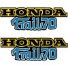 Honda CT70 K4 "Trail 70" Complete Set frame Decals, Graphics,