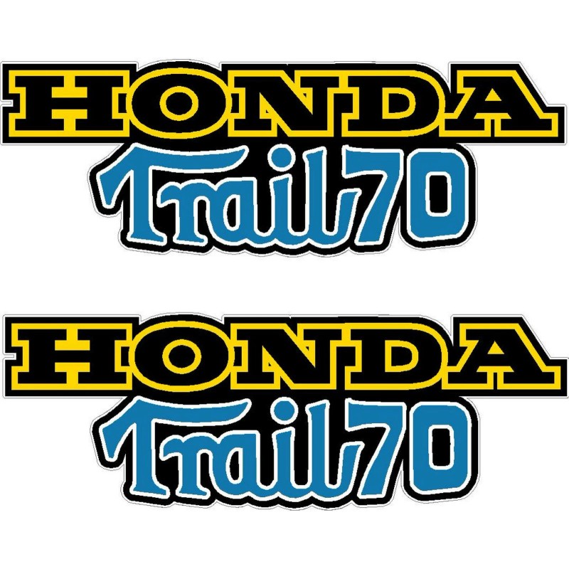 Honda CT70 K4 "Trail 70" Complete Set frame Decals, Graphics,